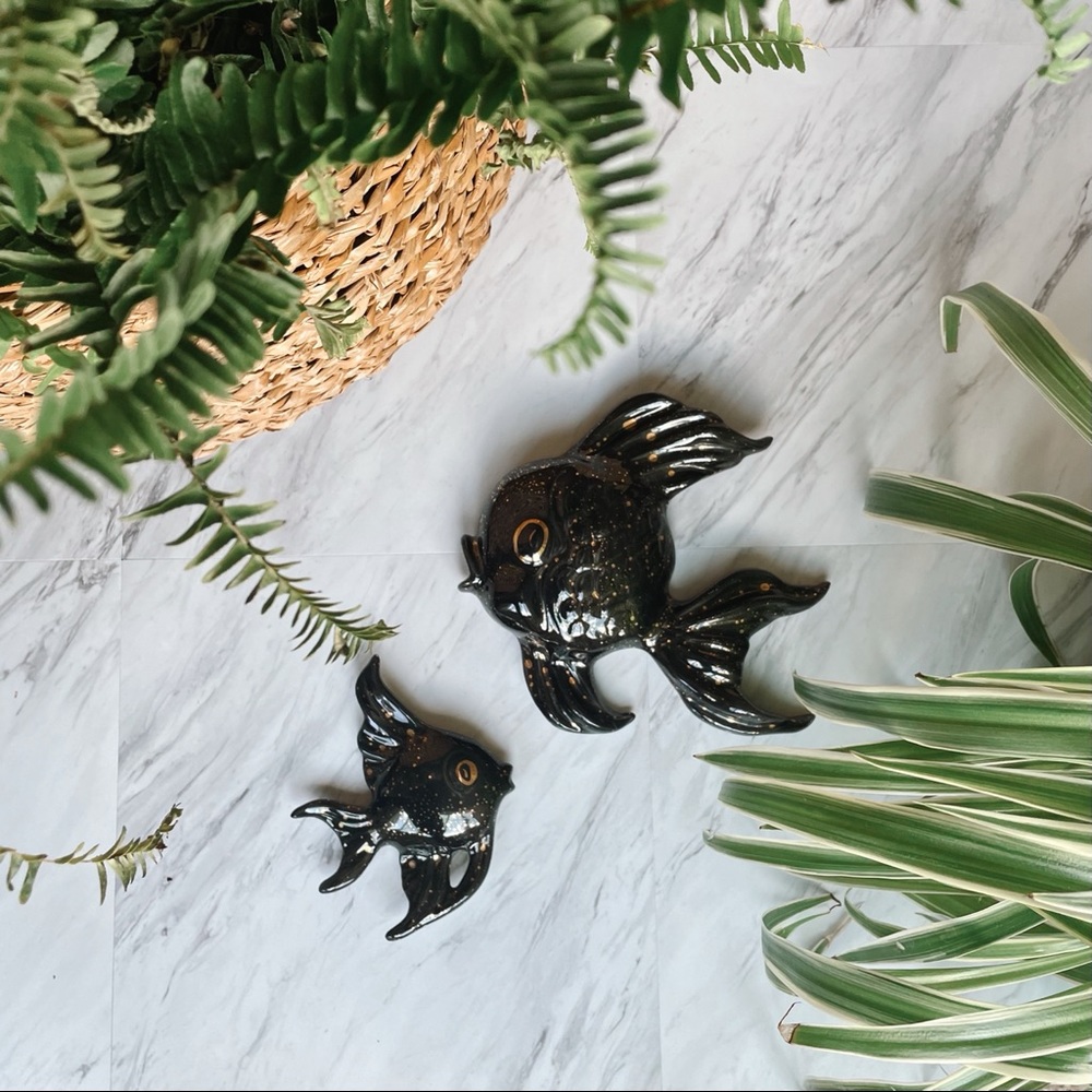 SOLD Vintage ceramic fish ( mid century )